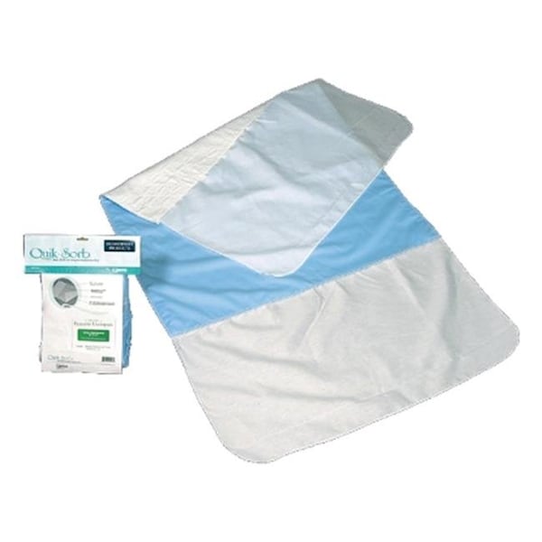 Essential Medical Supply Inc Essential Medical C2008 Quik Sorb Reusable Underpad; 34 in. x 36 in. Deluxe Underpad with Tucks - C2008