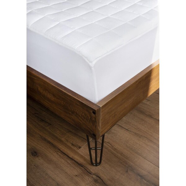 Kd Gabinetes Cotton Stripe Mattress Pad for Double Bed - KD1702860
