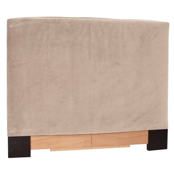 Howard Elliott Twin Headboard Velvet Bella sand Cover Only - 122-224