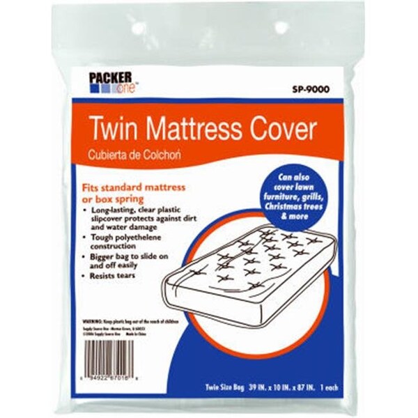 Schwarz Supply Schwarz Supply SP-9000 40 x 10 x 86 in. Packer One Twin Mattress Cover - 108150