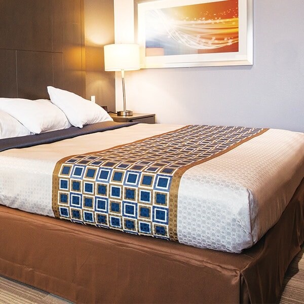 Sino Talent International Imperial Bed Skirt, Hazelnut Brn Drop14". - 9026011-HB