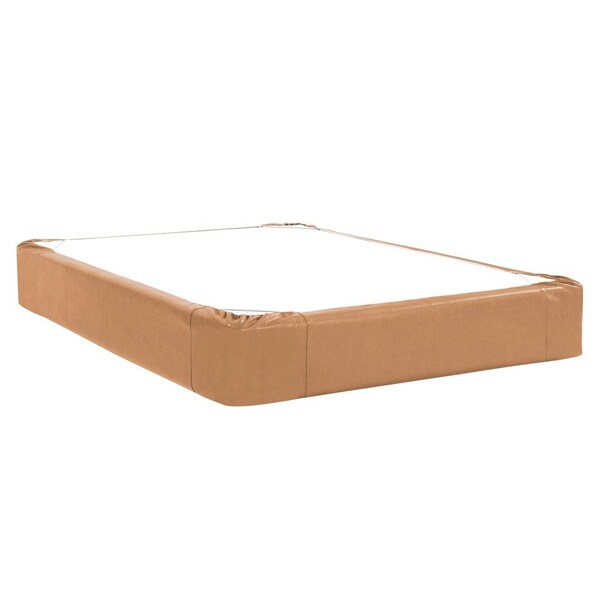 Howard Elliott Full Boxspring Faux Leather Avanti Bronze Cover Only - 241-191