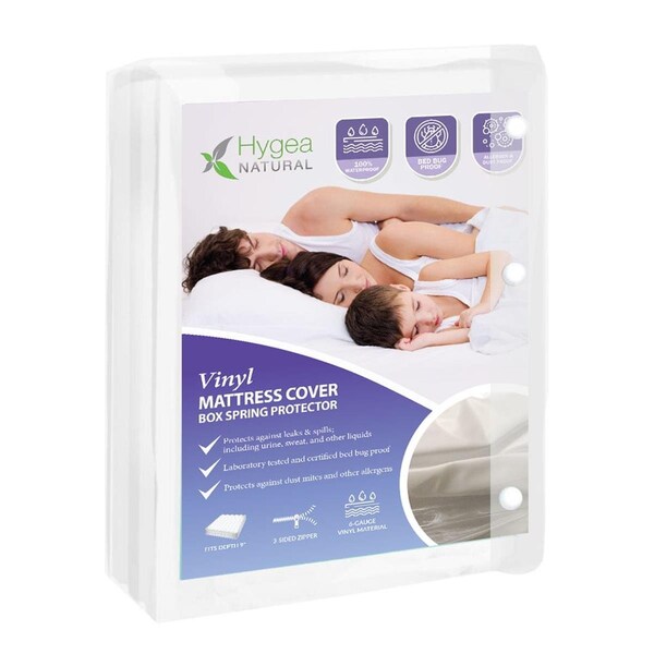Doba-Bnt 6 Gauge Vinyl Bed Bug Mattress/Box Spring Cover-XL Twin Size 39ftx80ftx9ft - SA3455205