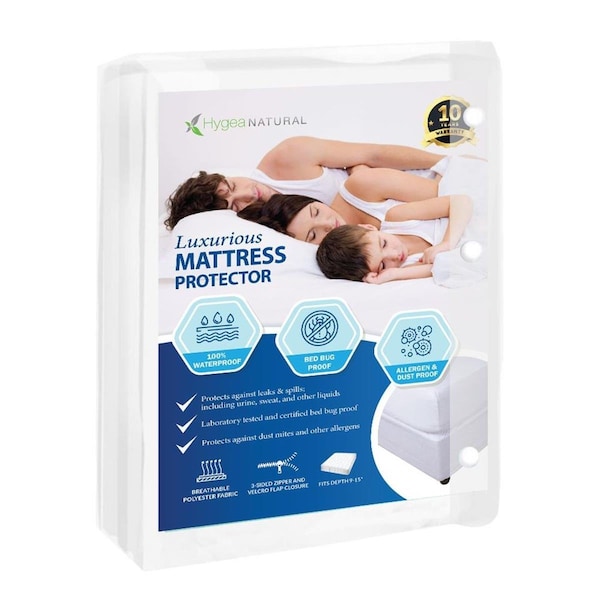 Doba-Bnt Luxurious Bed Bug Mattress Cover - King Size - SA3529996