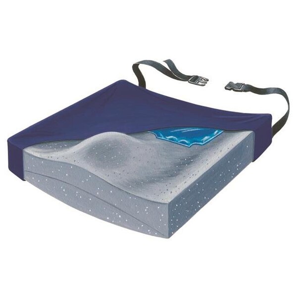 Skil-Care Skil-Care 751680 18 in. Contour Plus Foam Wedge Cushion with Gel Pad & LSII Cover - 751680