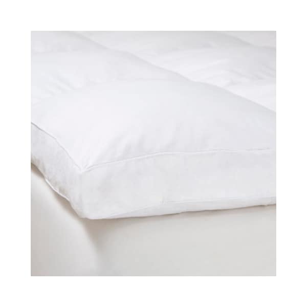 Hastings Home Hastings Home 100 Percent Duck Feather 2" Gusset Topper - Queen - 190941OCW