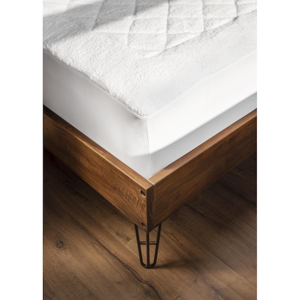 Kd Gabinetes Cloudy Soft Sherpa Mattress Pad for Queen Size Bed - KD1712934