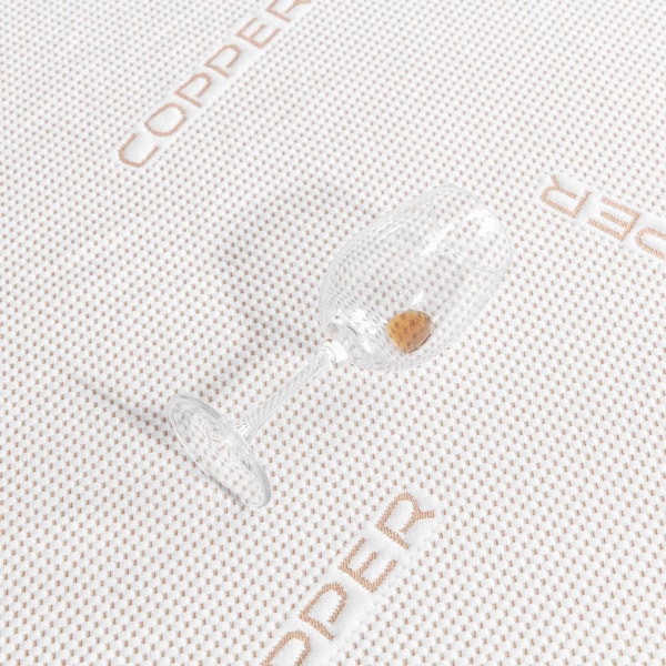 Bibb Home Copper Infused Waterproof Mattress Pad - Queen - 2458QN