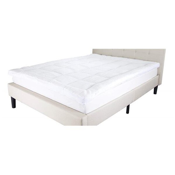 Bedford Home Bedford Home 64A-04011 Down Alternative Topper with Sherpa; King Size - 64A-04011
