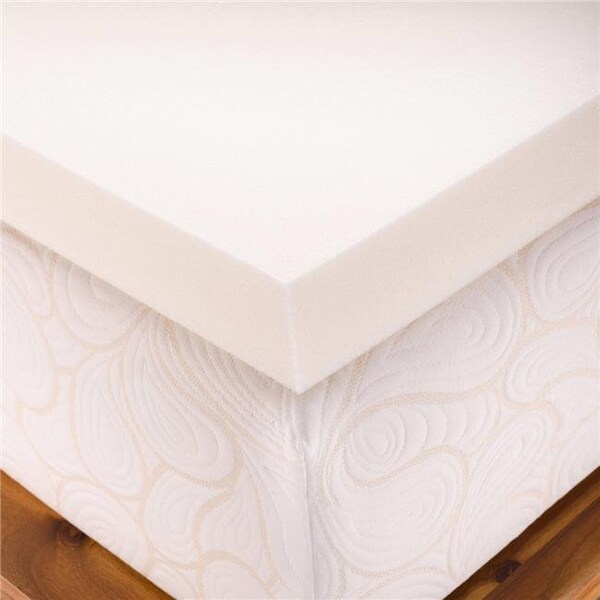 Memory Foam Solutions Memory Foam Solutions UBSPUMK2802 2 in. Thick King Size Medium Firm Conventional Polyurethane Foam Mattress Pad Bed Topper - UBSPUMK2802