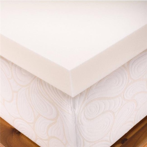 Memory Foam Solutions Memory Foam Solutions UBSPUFK3305 5 in. Thick King Size Firm Conventional Polyurethane Foam Mattress Pad Bed Topper - UBSPUFK3305