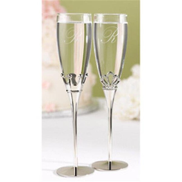 Hortense Hewitt Hortense b Hewitt 11344P King and Queen Flutes; personalized - 11344P