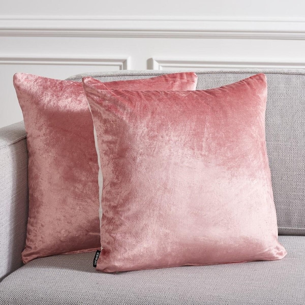 Safavieh 18 x 18 in. Jovanni Pillow, Pink, 2PK - PLS503F-1818-SET2