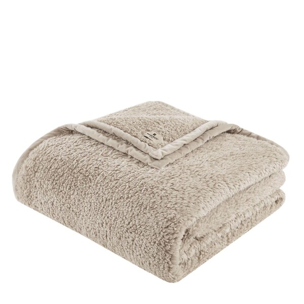 Woolrich Burlington Berber Blanket - Tan, Twin - WR51-2214