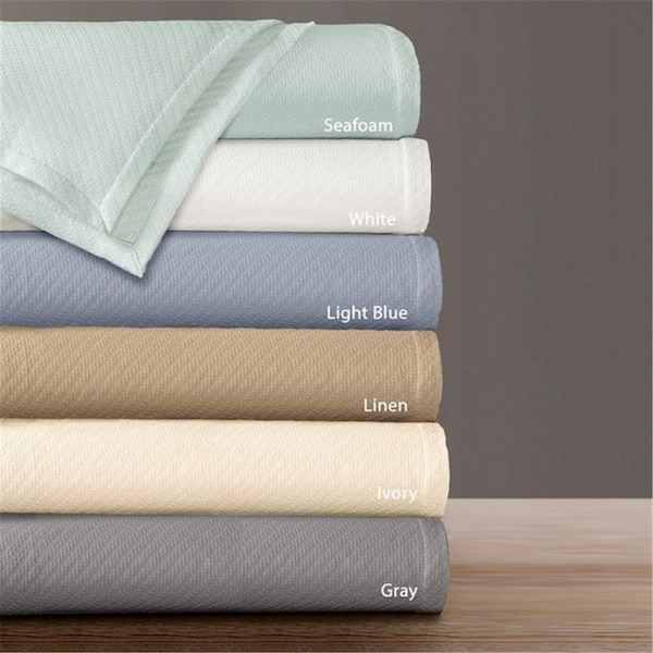 Madison Park Premier Comfort Liquid Cotton Blanket, Blue - King - BL51N-0610