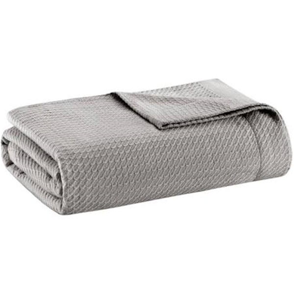 Madison Park King Size Blanket, Grey - MP51N-5167