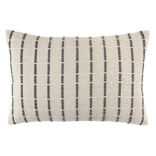 Rlm Distribution SARO  16 x 24 in. Coralee Collection Corded Throw Pillow with Down Filling  Natural - HO3765605