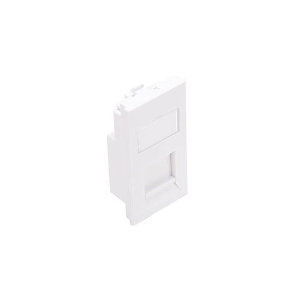 Leviton WALLPLATES INS 50X25 1 PORT WH - LI150-1W1