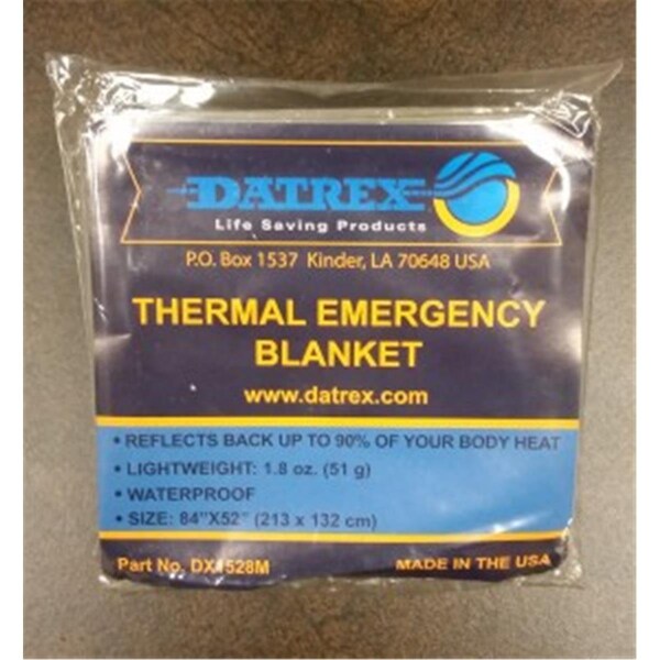 Datrex Thermal Emergency Blanket, 5PK - DA95871