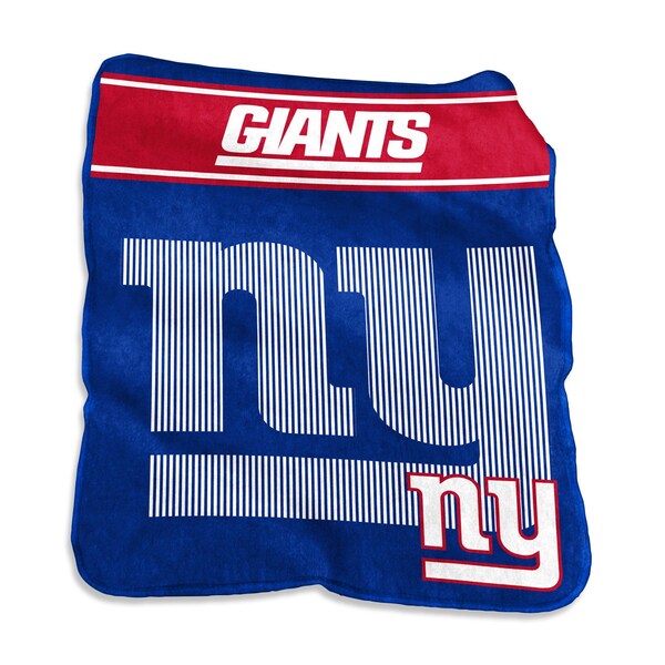 Logo Brands New York Giants 60x80 Raschel Throw - 621-26X