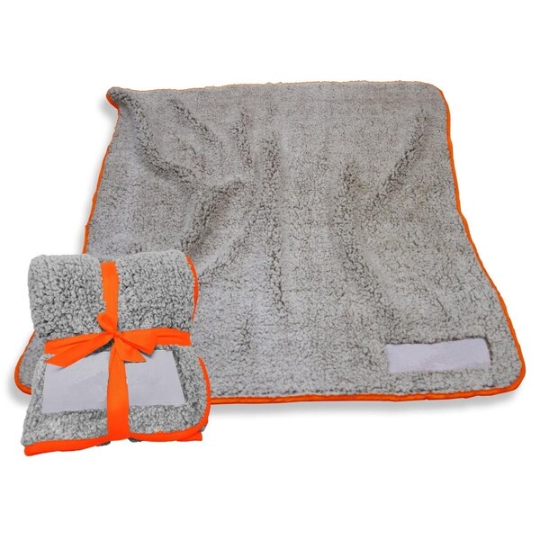 Logo Chair Plain Orange Trim Frosty Fleece Blanket - 001-25F-ORANGE