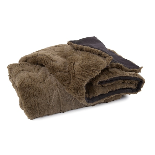 Howard Elliott Throw Faux Fur Angora Moss - 115-1091