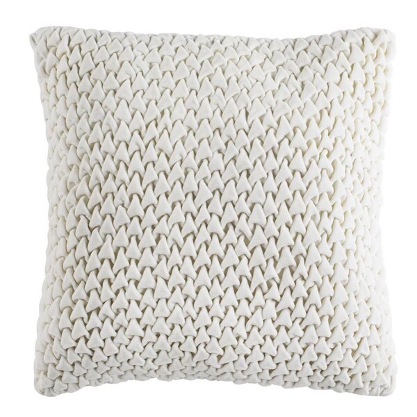 Safavieh 18 x 18 in. Abella Pillow, Creme - PLS876A-1818