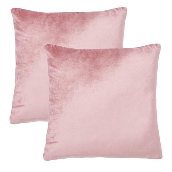 Safavieh 22 x 22 in. Davina Pillow, Pink, 2PK - PLS500A-2222-SET2