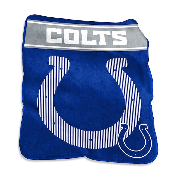 Logo Brands Indianapolis Colts 60x80 Raschel Throw - 614-26X