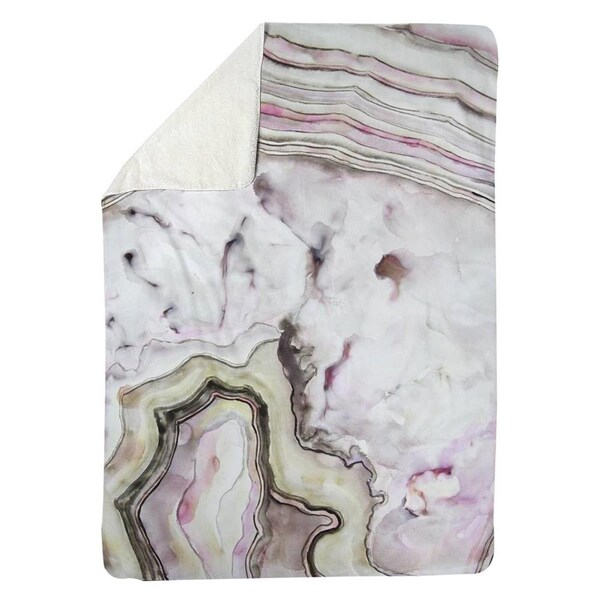 Kd Cuna 60 x 80 in. Agate-Sherpa Fleece Blanket - KD2785805