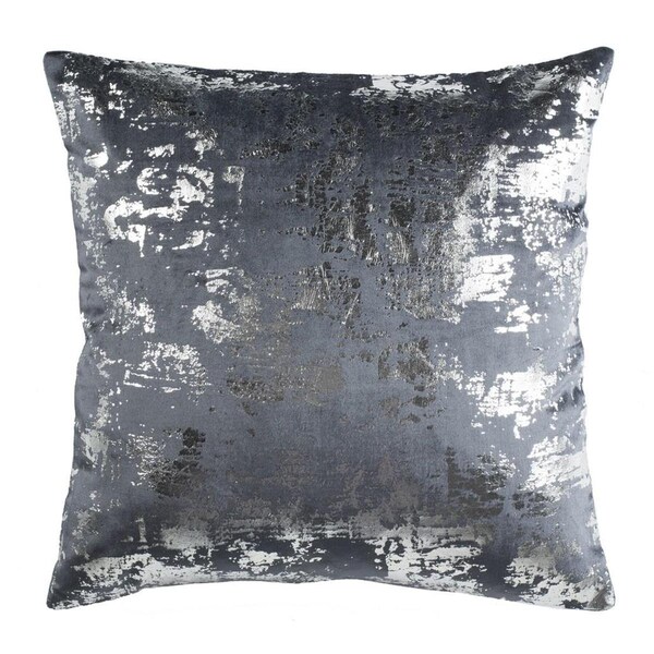 Safavieh Edmee Metallic Pillow, Blue & Silver - PLS881D-1236