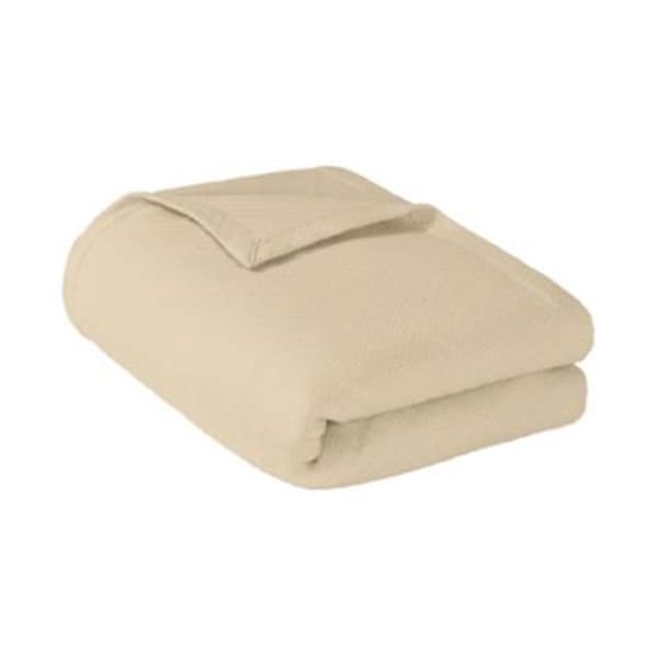 Madison Park Liquid Cotton Blanket, Twin - Ivory - BL51N-0732