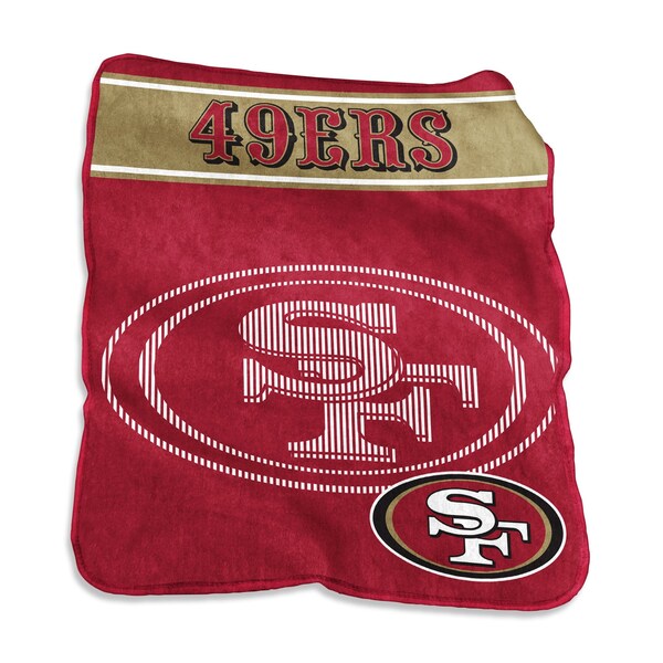 Logo Brands San Francisco 49ers 60x80 Raschel Throw - 627-26X