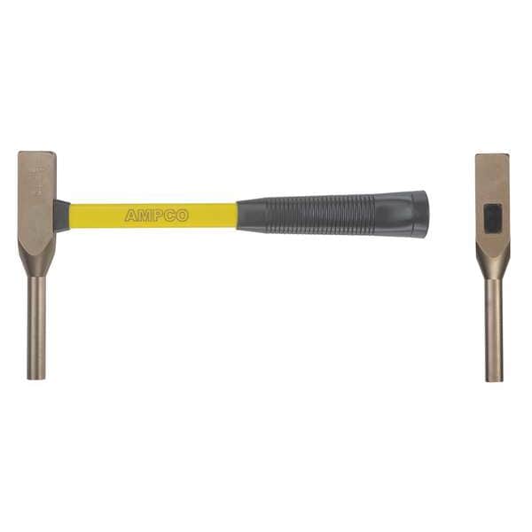 Ampco Safety Tools Backing Out Hammer, Non-Spark, 3/8 in Dia - H-34FG