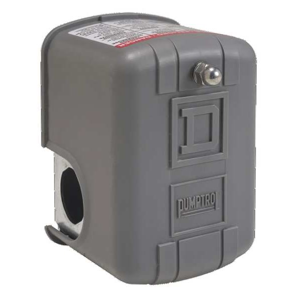 Interruptor de presión Telemecanique Sensors, (1) puerto, 1/4 pulgadas FNPS, DPST, 5 a 65 psi, acción estándar - 9013FSG2J21P