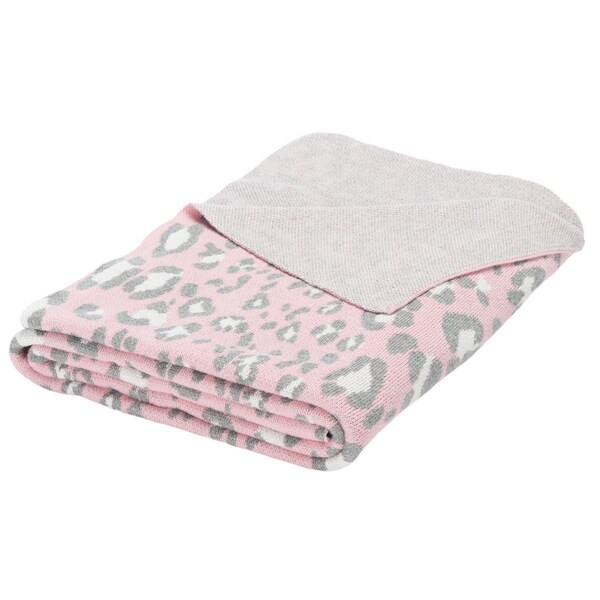 Safavieh 50 x 60 in. Gwynn Throw Pink & Black - THR246C-5060