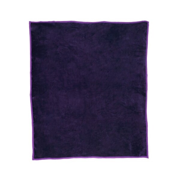 Hastings Home Hastings Home Solid Soft Heavy Thick Plush Mink Blanket 8 pound - Purple - 542100CYQ