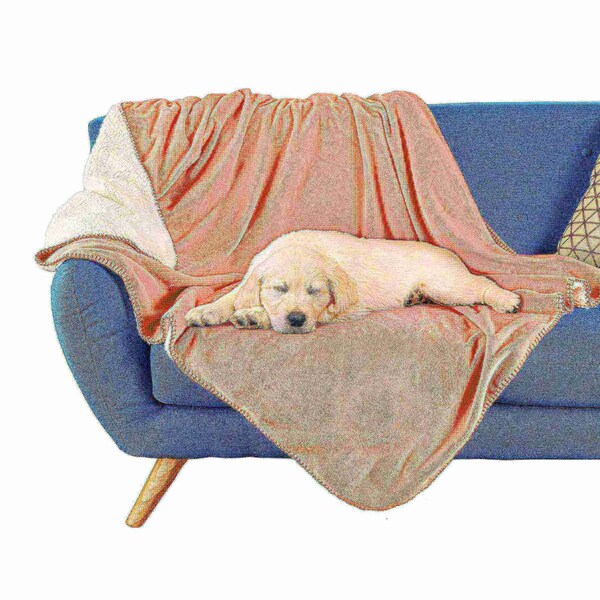 Pet Adobe Pet Adobe Waterproof 50x60in Pet Throw Blanket, Pink - 696639YMA