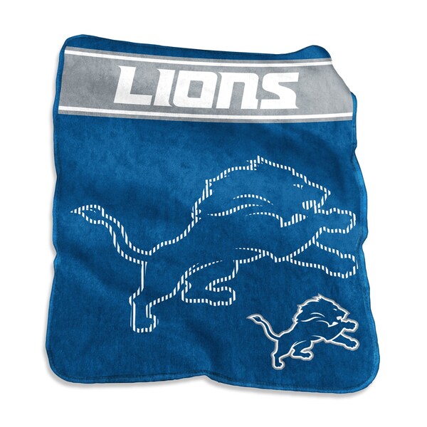 Logo Brands Detroit Lions 60x80 Raschel Throw - 611-26X