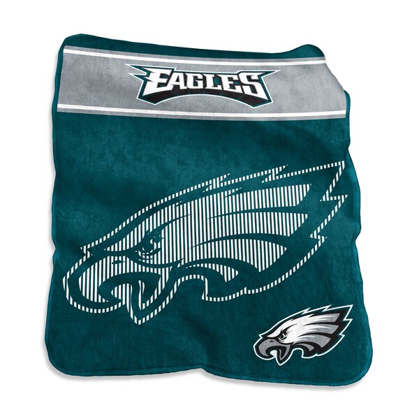 Logo Brands Philadelphia Eagles 60x80 Raschel Throw - 624-26X