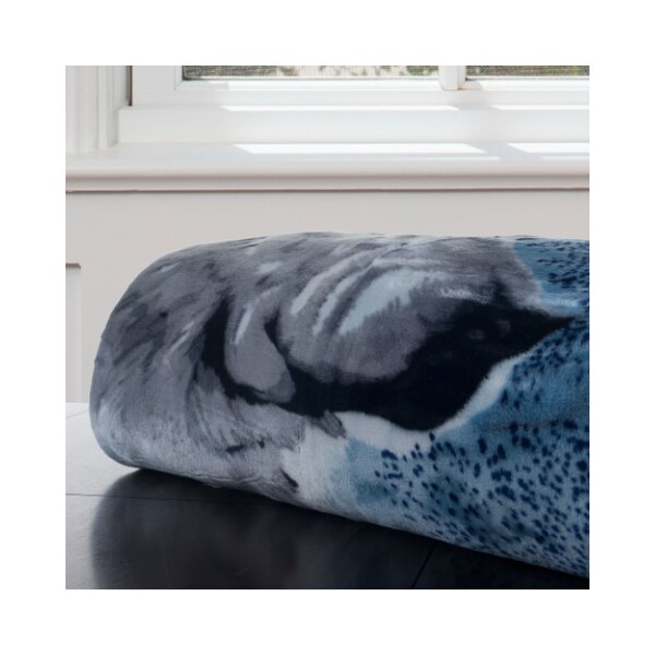 Hastings Home Hastings Home Wolf Heavy Thick Plush Mink Blanket - 8 pound - 862195VKO