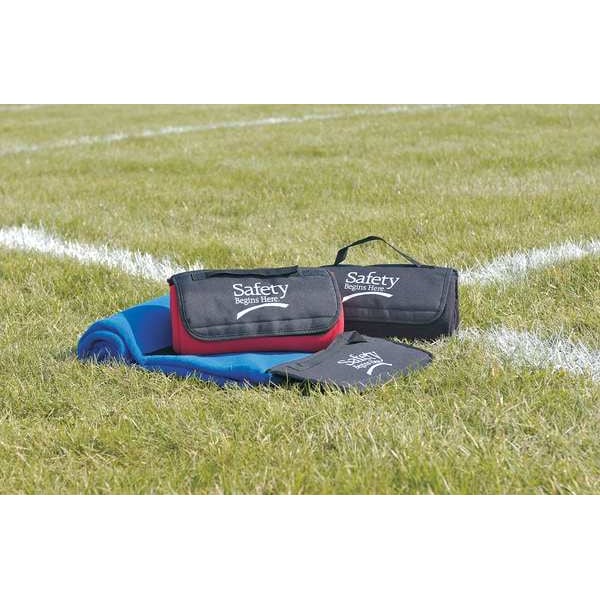 Zoro Select Blanket, Safety Begins Here, Navy Blue - 9X691