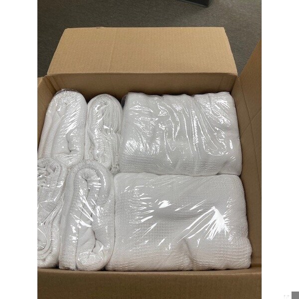 Dealmed Blanket, Thermal, White 60 X90 Individually Wrapped, 10PK - 783557