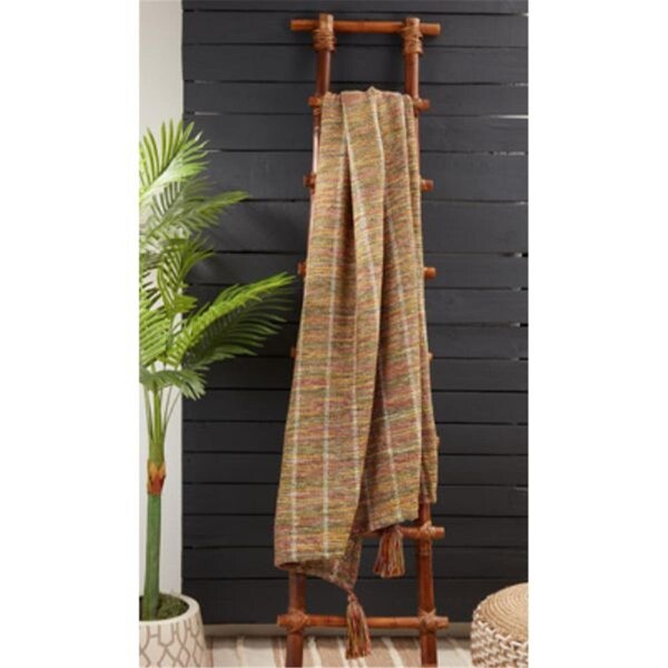 Doba-Bnt 50 x 60 in. Striped Throw Blanket, Multi Color - SA3188393