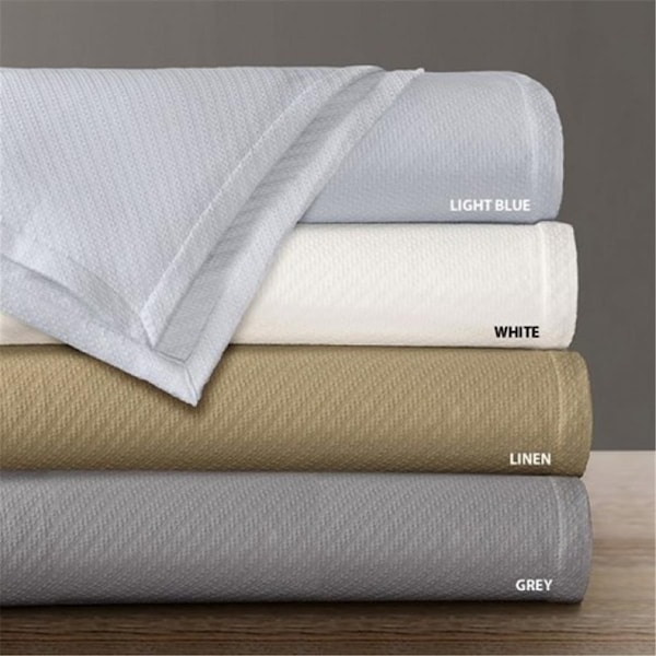 Madison Park Premier Comfort Liquid Cotton Blanket, Blue - Twin - BL51N-0608
