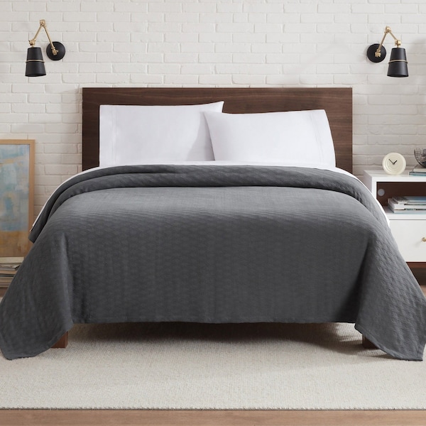 Monarch Brands Aston & Arden Tencel Blanket - King, Dark Grey - P-BKT-TNC-KG-DG