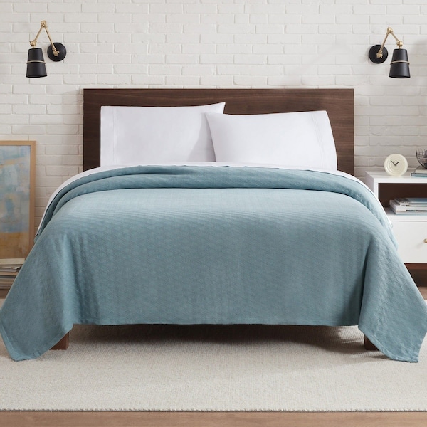 Monarch Brands Aston & Arden Tencel Blanket - Twin, Teal - P-BKT-TNC-TW-TL