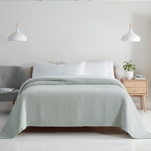 Monarch Brands Aston & Arden Chenille Blanket - Twin, Green - P-BLT-CHN-TW-GR