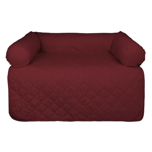Mansbestfriend Bolster Pet Furniture Cover, Cranberry - Large - MA1541537