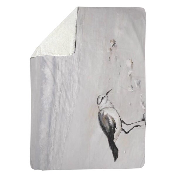 Kd Cuna 60 x 80 in. Semipalmated Sandpiper-Sherpa Fleece Blanket - KD2786968